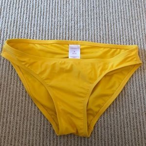 Exhilaration yellow bikini bottoms